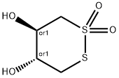 1,2-Dithiane-4,5-diol, 1,1-dioxide, trans-,120586-50-7,结构式