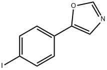 5-(4-碘苯基)噁唑 结构式