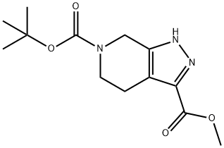 1,4,5,7-Tetrahydro-6H-pyrazolo[3,4-c]pyridine-3,6-dicarboxylic acid 6-tert-butyl 3-methyl ester|1,4,5,7-四氢-6H-吡唑并[3,4-C]吡啶-3,6-二羧酸 6-叔丁酯 3-甲酯