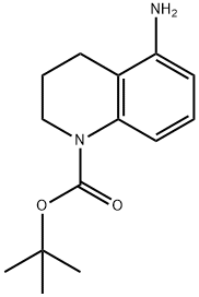tert-butyl 5-aMino-3,4-dihydroquinoline-1(2H)-carboxylate Structure