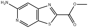 Thiazolo[5,4-c]pyridine-2-carboxylic acid, 6-aMino-, Methyl ester Structure