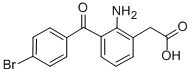 (2-氨基-3-(4-溴苯甲酰)苯基)乙酸钠,120638-55-3,结构式