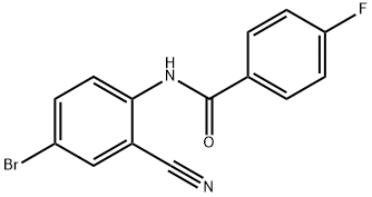 N-(4-broMo-2-cyanophenyl)-4-fluorobenzaMide Struktur
