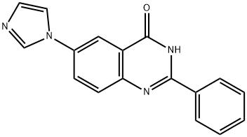6-(1H-iMidazol-1-yl)-2-phenylquinazolin-4(3H)-one 结构式