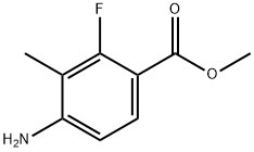 Benzoic acid, 4-aMino-2-fluoro-3-Methyl-, Methyl ester Struktur