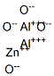 dialuminium zinc tetraoxide Structure