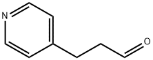 4-Pyridinepropanal(9CI) 化学構造式