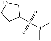 Pyrrolidine-3-sulfonic acid dimethylamide Struktur