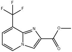 IMidazo[1,2-a]pyridine-2-carboxylic acid, 8-(trifluoroMethyl)-, Methyl ester Structure