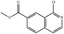 Methyl 1-chloroisoquinoline-7-carboxylate Struktur