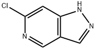 6-クロロ-1H-ピラゾロ[4,3-C]ピリジン, 化学構造式