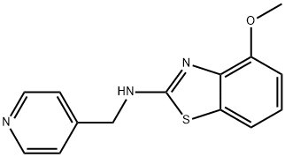 4-Methoxy-N-(pyridin-4-ylmethyl)benzo[d]thiazol-2-amine Struktur