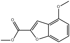 4-甲氧基苯并呋喃-2-羧酸甲酯,1207-44-9,结构式