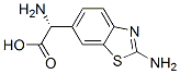 6-Benzothiazoleaceticacid,alpha,2-diamino-,(R)-(9CI) 结构式