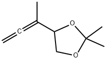 1,3-Dioxolane,  2,2-dimethyl-4-(1-methyl-1,2-propadienyl)-  (9CI),120717-26-2,结构式