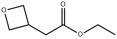 エチル2-(オキセタン-3-イル)アセテート 化学構造式
