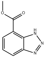 1H-Benzotriazole-4-carboxylic acid methyl ester 结构式