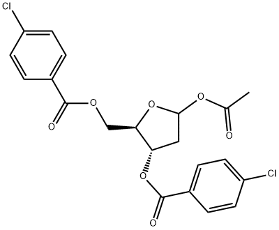 1-O-Acetyl-3,5-bis-(4-chlorobenzoyl)-2-deoxy-D-ribose