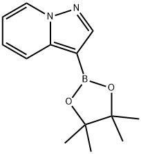 3-(4,4,5,5-TETRAMETHYL-1,3,2-DIOXABOROLAN-2-YL)PYRAZOLO[1,5-A]PYRIDINE Structure