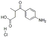 4-(4-aMinophenyl)-3-Methyl-4-oxobutanoic acid hydrochloride Struktur