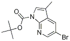 1H-Pyrrolo[2,3-b]pyridine-1-carboxylic acid, 5-broMo-3-Methyl-, 1,1-diMethylethyl ester,1207624-31-4,结构式