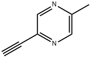 2-乙炔基-5-甲基吡嗪 结构式