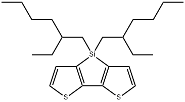 4,4-二(2-乙基己基)-二噻吩并噻咯,1207627-85-7,结构式