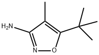 3-Isoxazolamine,5-(1,1-dimethylethyl)-4-methyl-(9CI) 化学構造式