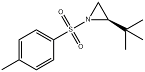 R-2-(1,1-diMethylethyl)-1-[(4-Methylphenyl)sulfonyl]-Aziridine Struktur