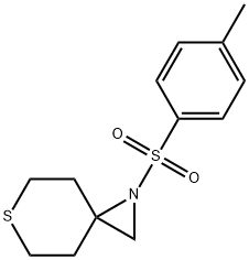 1-甲苯磺酰-6-硫-1-氮杂螺环[2.5]辛烷 结构式