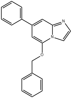 IMidazo[1,2-a]pyridine, 7-phenyl-5-(phenylMethoxy)- 结构式