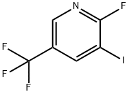 2-Fluoro-3-iodo-5-(trifluoromethyl)pyridine Structure