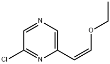 2-Chloro-6-[(1Z)-2-ethoxyethenyl]pyrazine Structure
