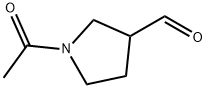 (+)-1-ACETYL-3-PYRROLIDINECARBOXALDEHYDE 结构式