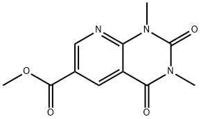 methyl 1,3-dimethyl-2,4-dioxo-1,2,3,4-tetrahydropyrido[2,3-d]pyrimidine-6-carboxylate 结构式