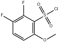 2,3-Difluoro-6-methoxybenzenesulfonylchloride Struktur