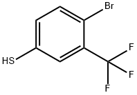 4-Bromo-3-trifluoromethyl-benzenethiol Struktur
