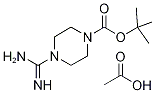 1-tert-Butyloxycarbonyl-4-carbamimidoyl-piperazine acetate Structure