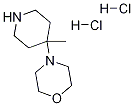 4-(4-甲基哌啶-4-基)吗啡啉双盐酸盐, 1208090-98-5, 结构式