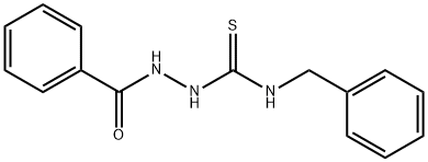 3-(苯基羰基氨基)-1-(苯基甲基)硫脲, 120811-69-0, 结构式