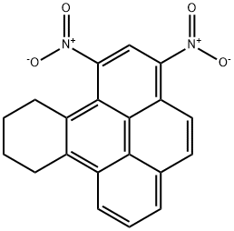 1,3-DINITRO-9,10,11,12-TETRAHYDRABENZO(E)PYRENE 结构式