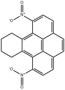 1,8-DINITRO-9,10,11,12-TETRAHYDROBENZO(E)PYRENE 化学構造式