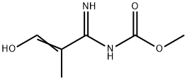 Carbamic  acid,  (3-hydroxy-1-imino-2-methyl-2-propenyl)-,  methyl  ester  (9CI) 结构式