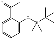 2-ACETYL-T-BUTYL-DIMETHYLSILYL-PHENOL 化学構造式