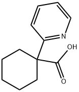 1-(pyridin-2-yl)cyclohexanecarboxylic acid 化学構造式