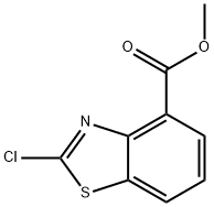 2-氯苯并[D]噻唑-4-甲酸甲酯,1208225-86-8,结构式