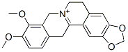 5,6,8,13-テトラヒドロ-9,10-ジメトキシベンゾ[g]-1,3-ベンゾジオキソロ[5,6-a]キノリジニウム 化学構造式