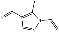 5-METHYL-1-VINYL-1H-PYRAZOLE-4-CARBALDEHYDE Structure