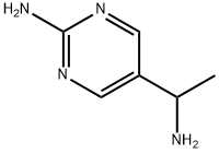 5-(1-Aminoethyl)pyrimidin-2-amine Structure