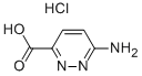 3-PYRIDAZINECARBOXYLIC ACID, 6-AMINO-, HYDROCHLORIDE Struktur
